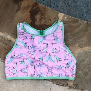 NWOT ModCloth Shark Bikini Top